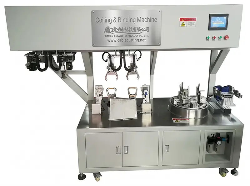 Automatic Coiling and Binding Machine WPM-RT-82T with Video Guide