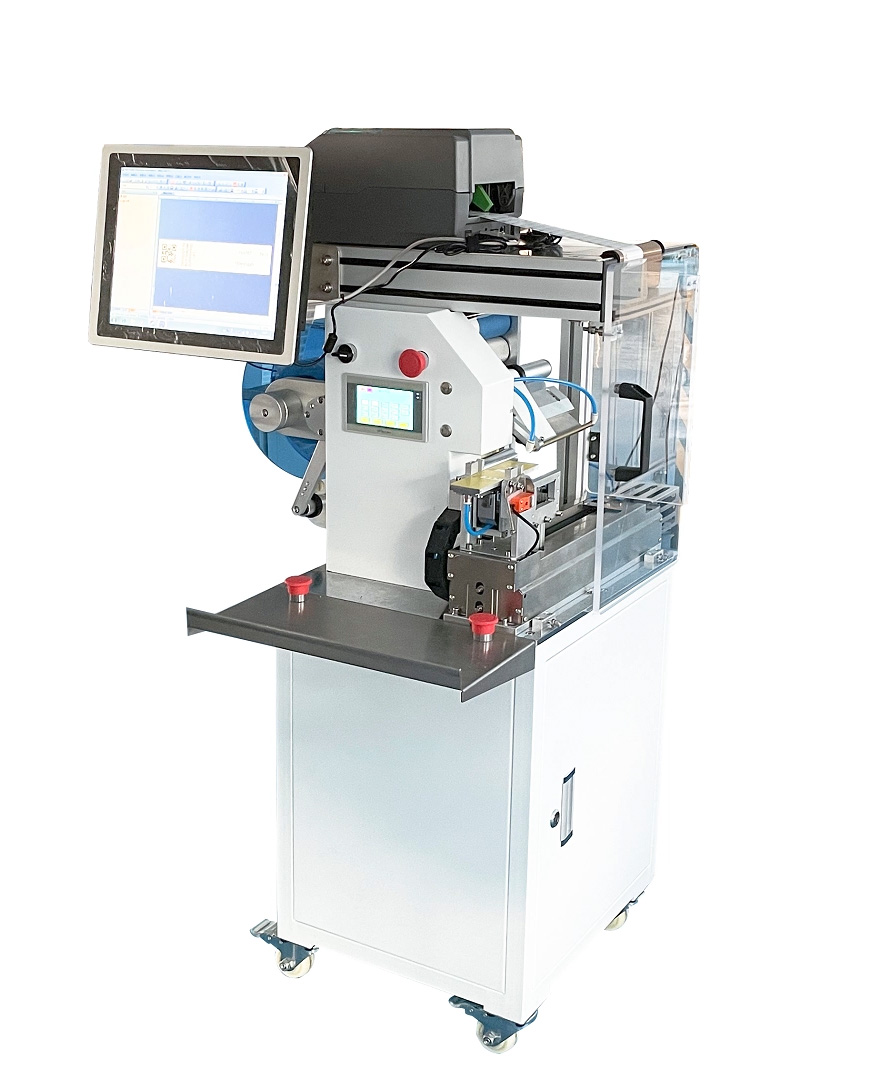 반자동 와이어 접이 및 라벨링 머신 JW-T107