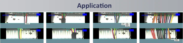 Wire Color Sequence Detector, Two-row Connector Wire Sequence Detector, Double row Wires의 색상 시퀀스 샘플 표시