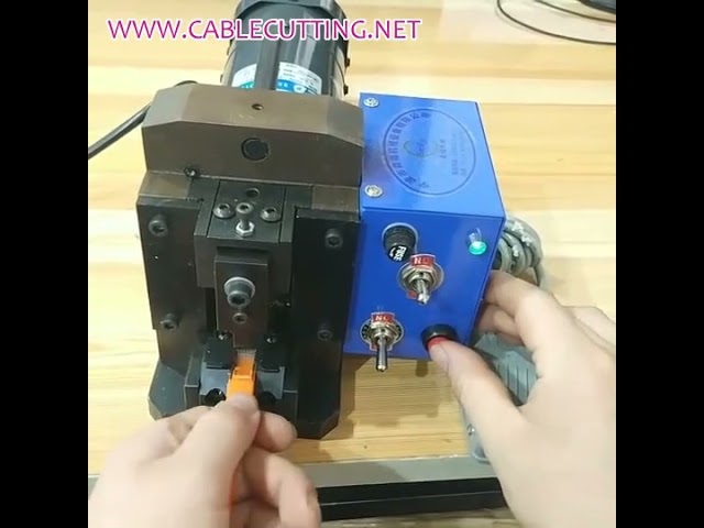 자동 크림핑 머신 | 크리스탈 헤드 크림핑 | 케이블 크림핑 장비