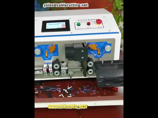 자동 와이어 스트리핑 머신 | 고속 정밀 케이블 탈피 장비