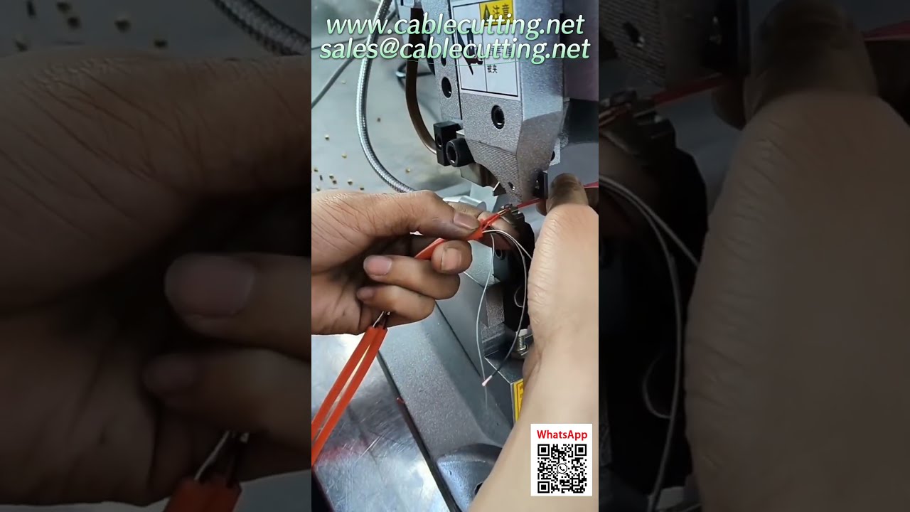 3-in-1 자동 데이터 케이블 가공기: 중간 피복 제거, 구리 단자 압착, 연속성 테스트