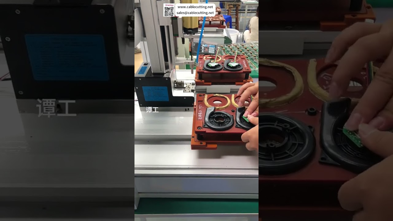 로봇 청소기 모터 PCB 자동 나사 체결기 | 공장 자동화 시스템 | 고속 조립 솔루션