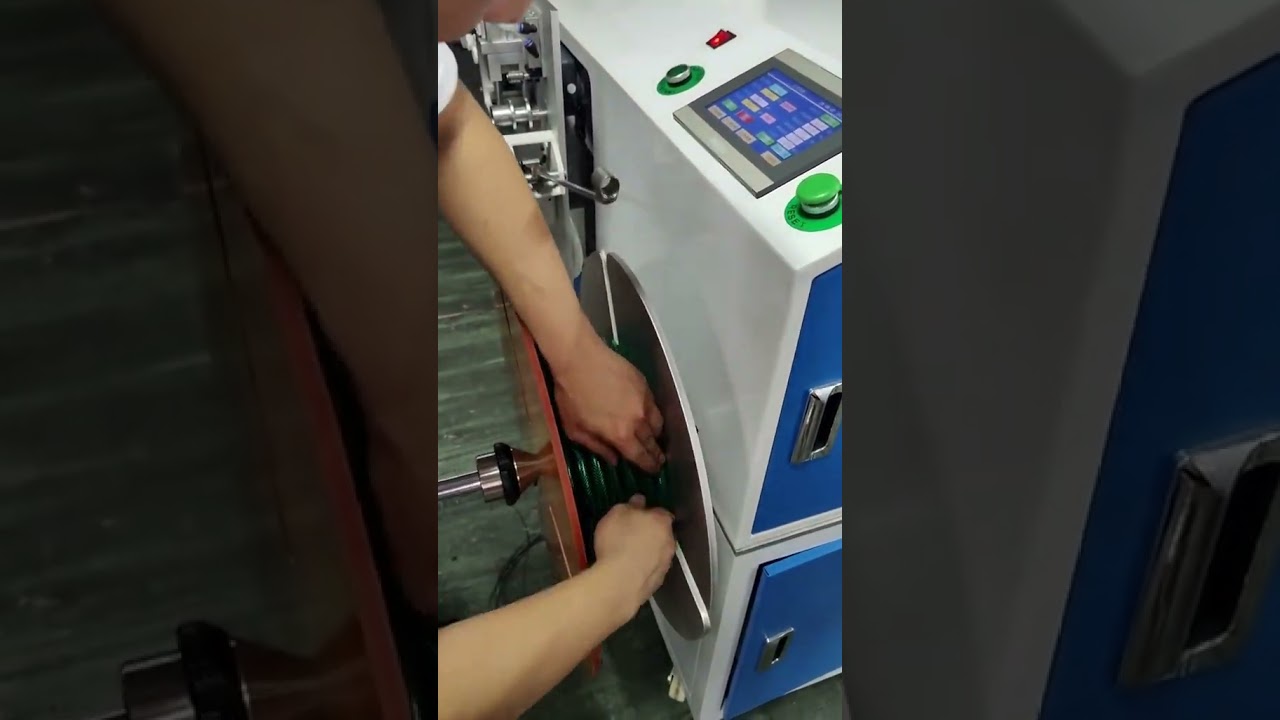 정밀 바닥형 계량 튜브 코일러: 깔끔한 권선과 정확한 절단