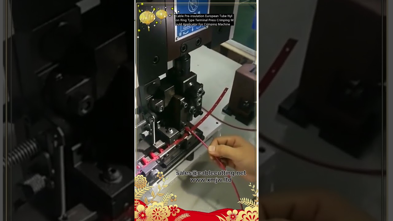 유럽식 튜브 나일론 링 터미널 케이블 프리 절연 프레스 크림핑 몰드 어플리케이터
