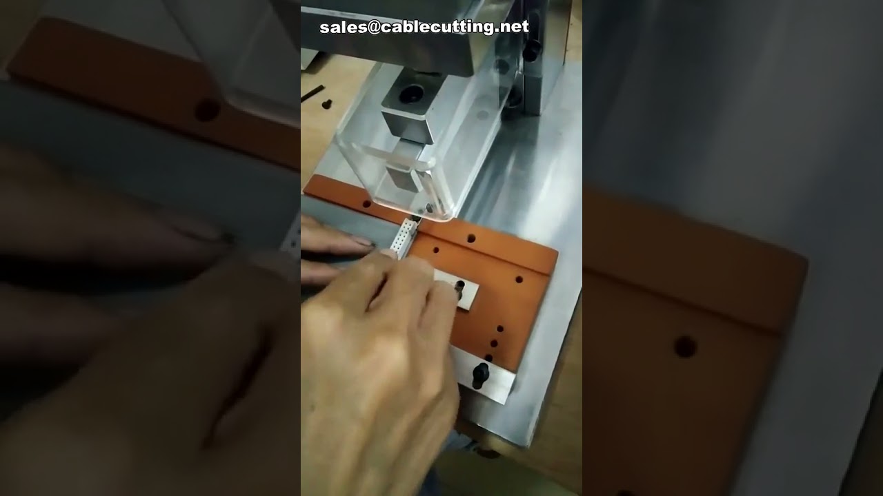 2.54mm IDC 플랫 리본 케이블 자동 압착기 | 고속 케이블 압착 장비