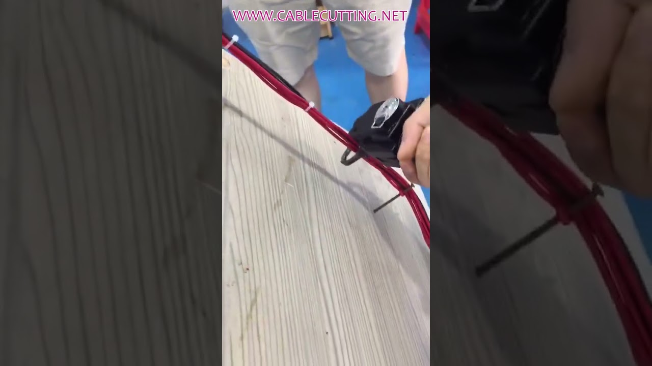 자동 케이블타이 묶음기 | 와이어 하네스 자동 결속기