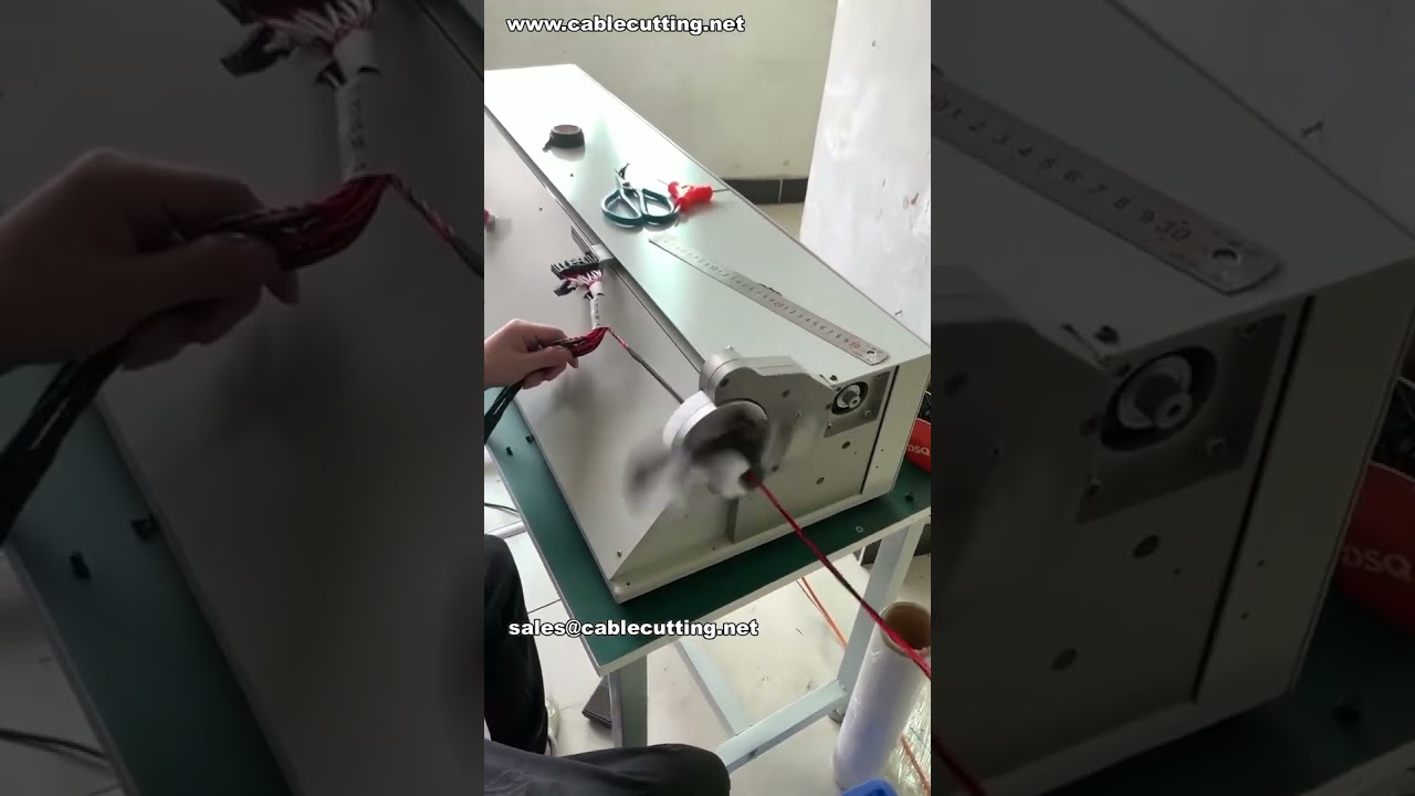 자동차 와이어 하네스용 연속 테이핑 머신 | 공장 현장 영상