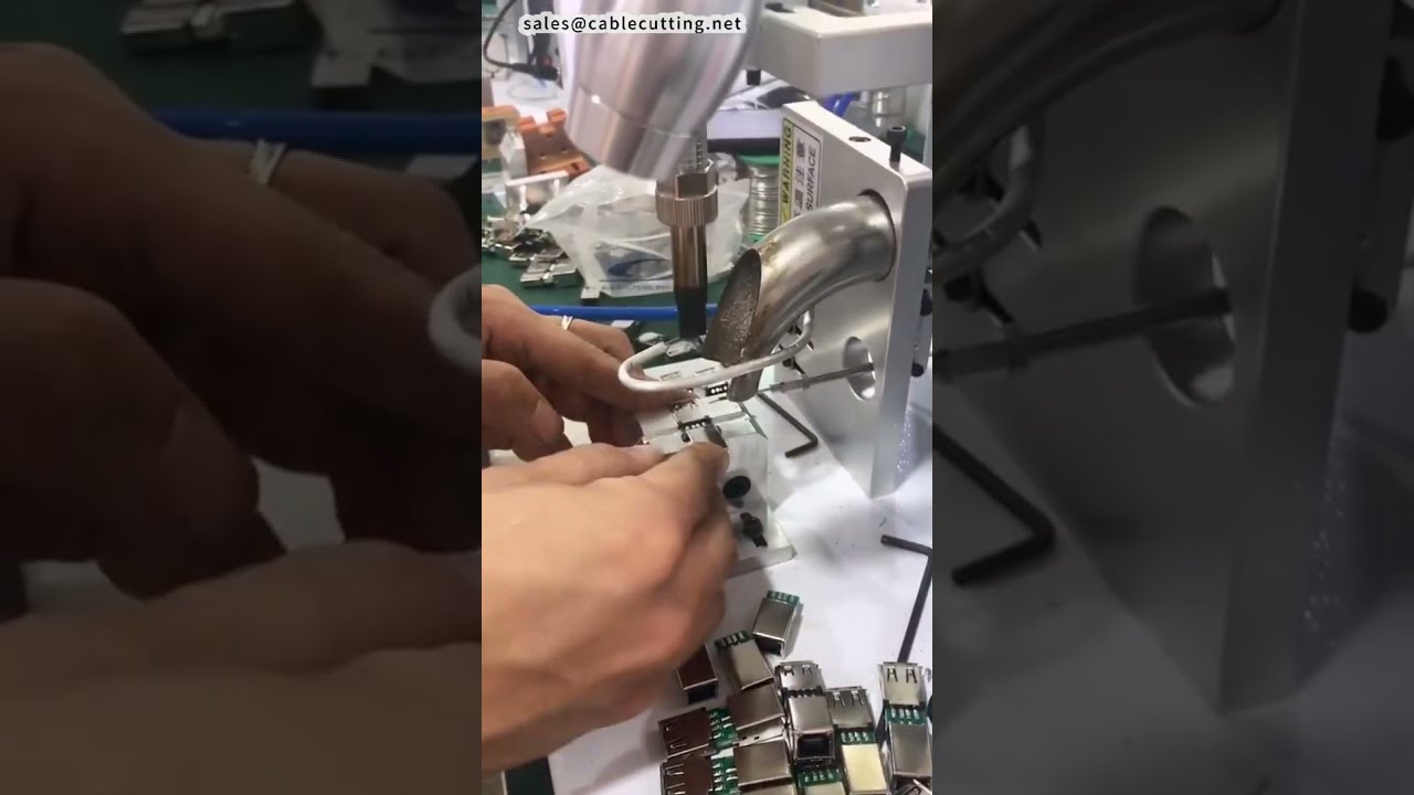 USB A 암-프린터 어댑터 자동 납땜 기계 공장 자동화 #공장 #기계 #DIY