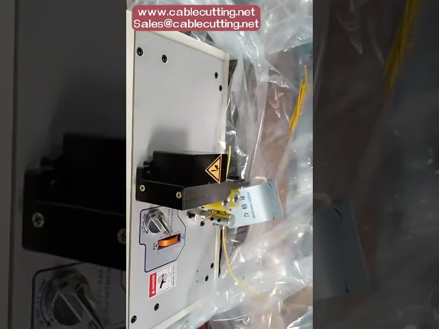 컴퓨터 제어 와이어 튜브 절단기 200W 슬리빙 파이프 커터 케이블 스트리핑 피링 2휠