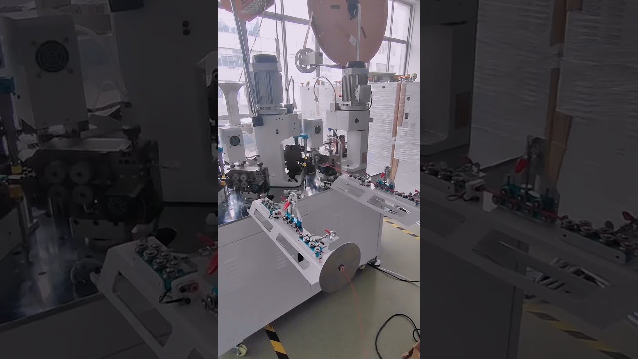 대형 및 소형 와이어 병합 및 압착기 #기계 #케이블와이어스트리핑기계 #공장