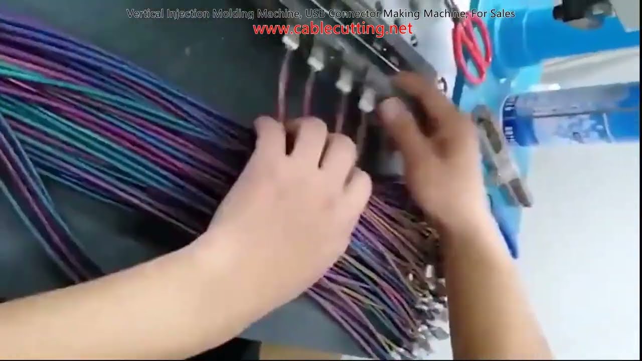 수직 사출 성형기, USB 커넥터 제조기, 판매 중