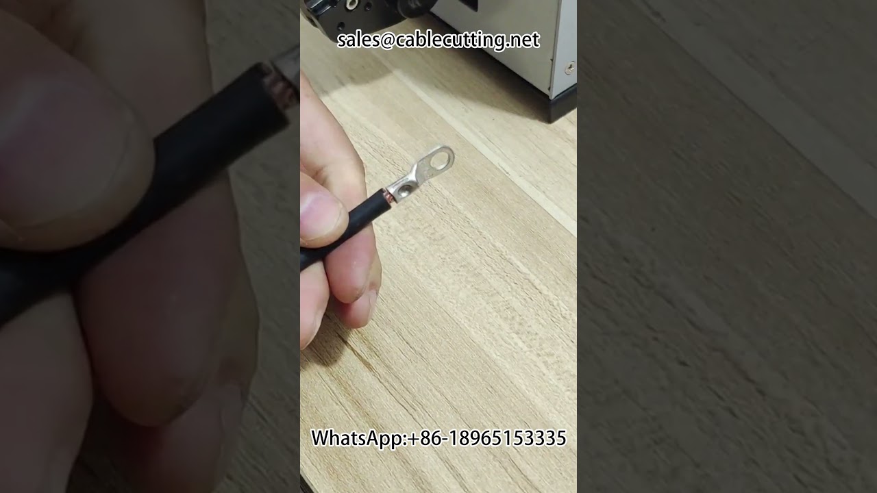 고속 베어 터미널 압착기 | 공장 자동화 와이어 가공 장비