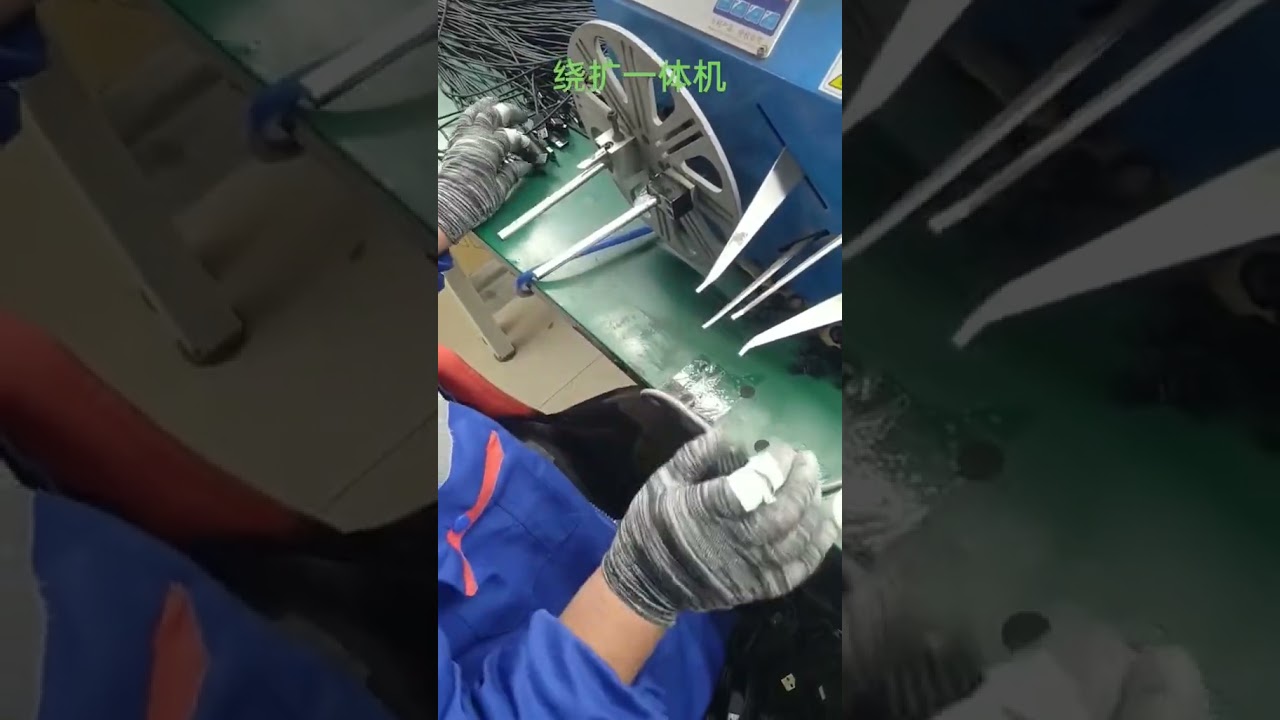 공장 생산성 향상을 위한 전문가용 고품질 와이어 확장기 실시간 영상