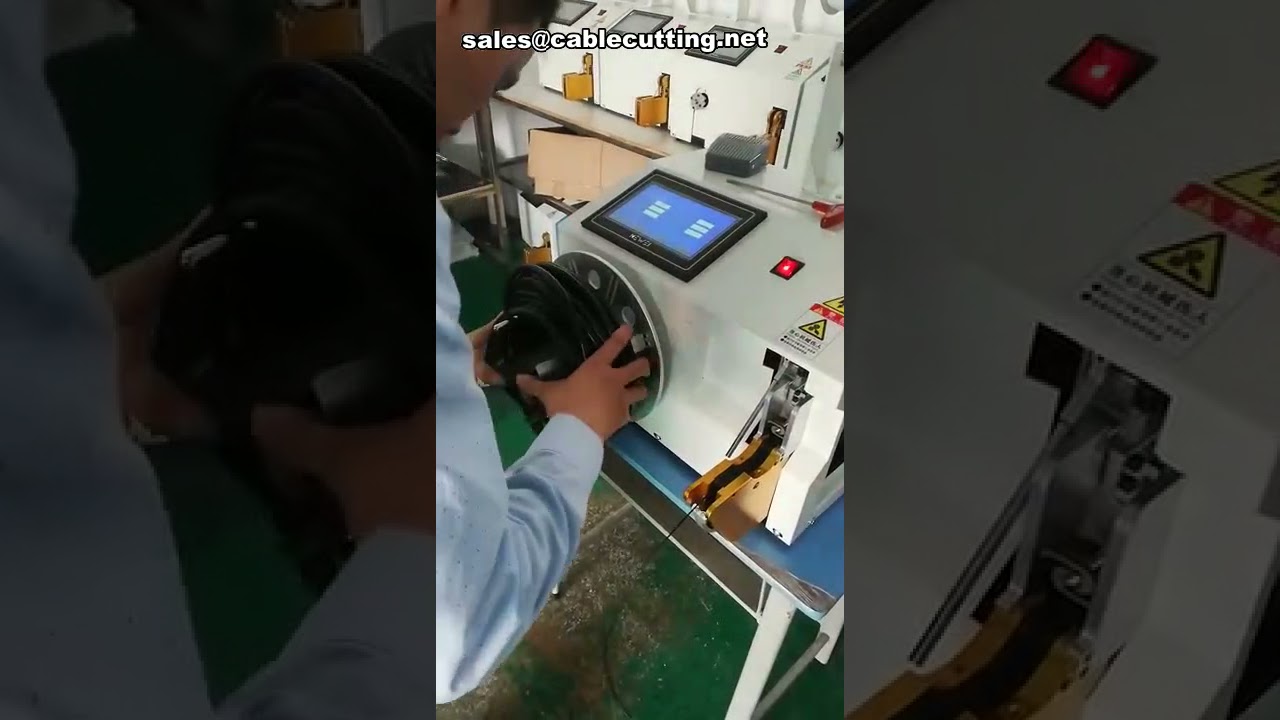케이블 와이어 권선 및 결속기 | 전선 트위스트 타이 머신