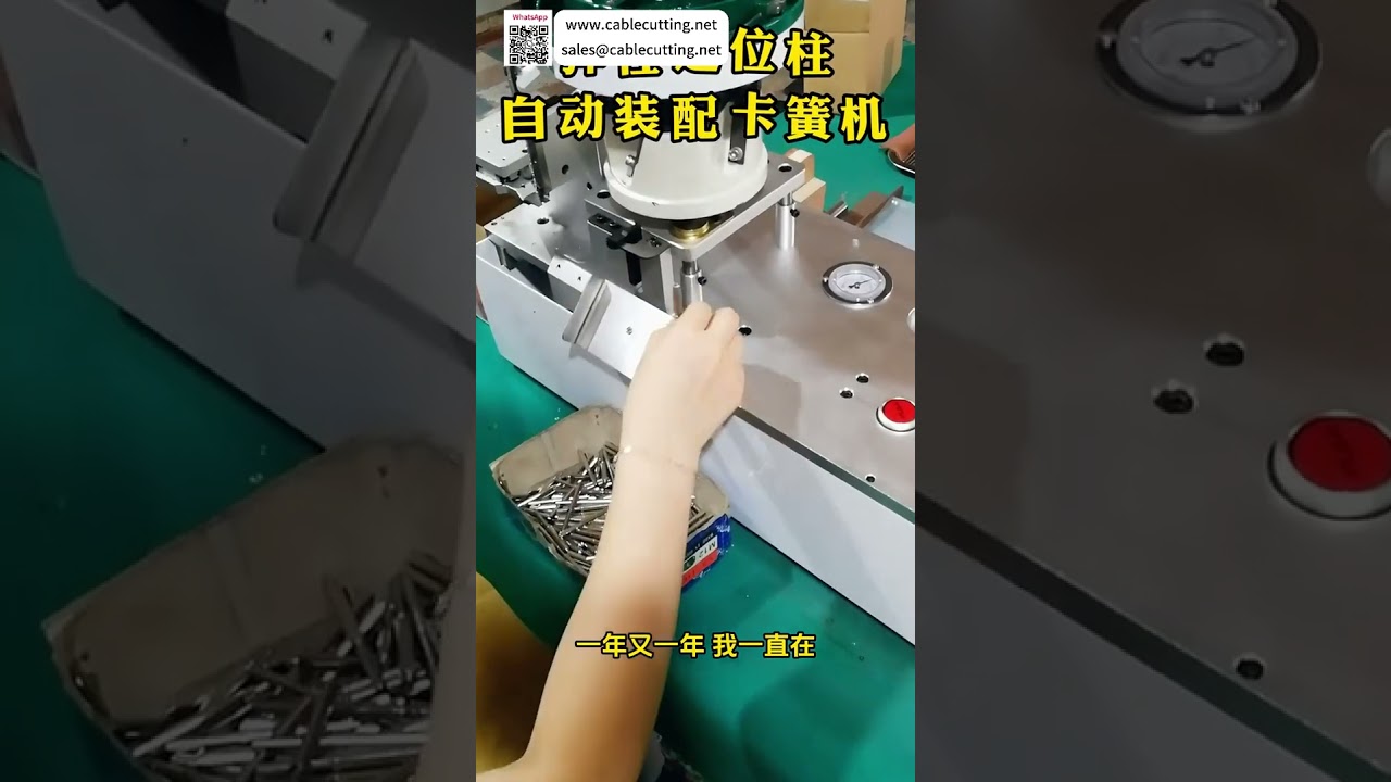 고효율 자동 C형 스냅링 조립기 | 탄성 위치핀 자동화 기계