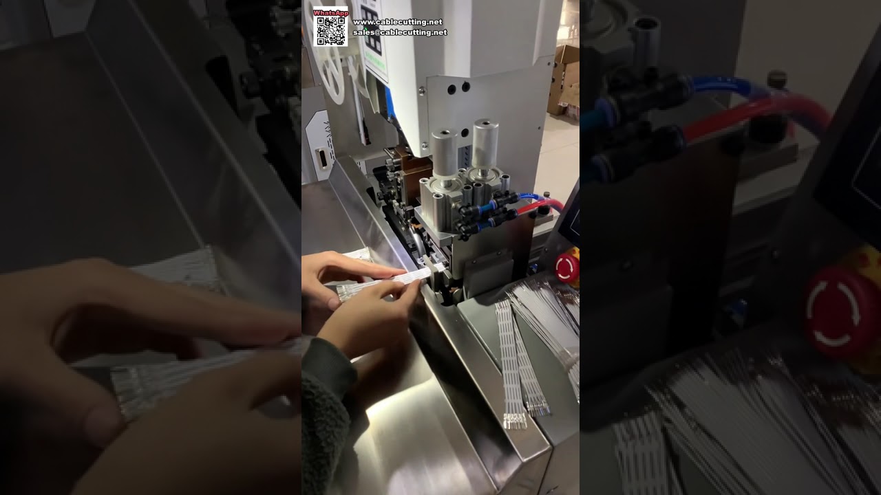 자동 와이어 스플라이싱 압착기 고품질 하네스 가공 전선 손상 없음