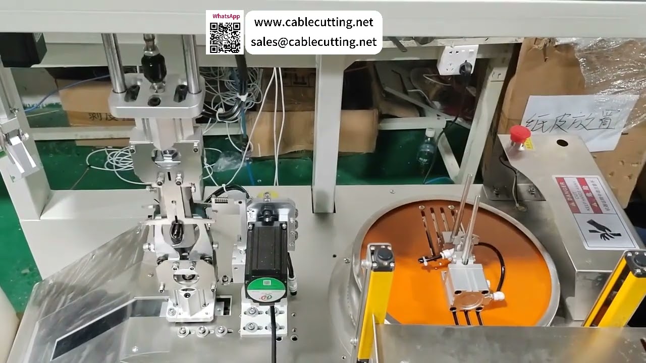 자동 전선 권취 결속기 — 계수·절단·권취·결속