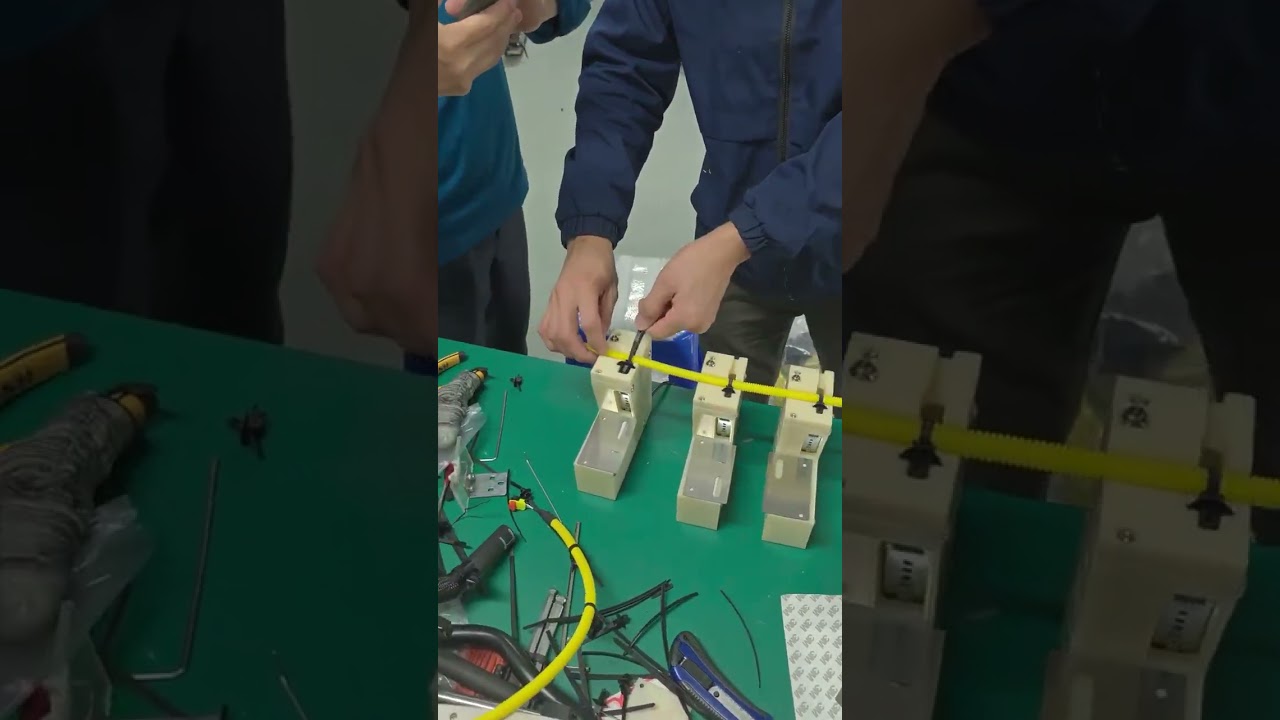 편리한 미니 케이블 타이 도구, 완벽한 와이어 하네스 랩을 위한 자동 장력 및 꼬리 절단