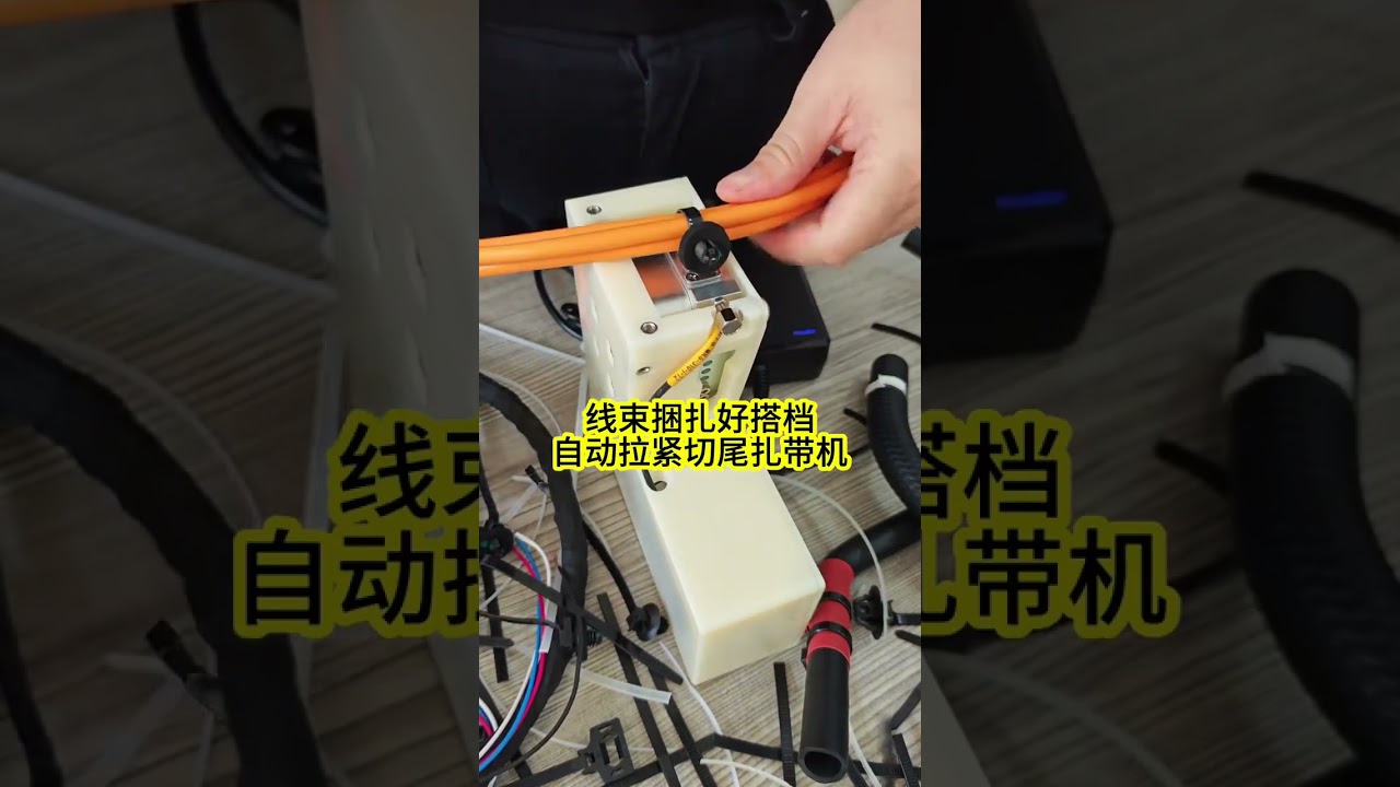 와이어 하네스 조립 파트너 — 자동 타이 조임 및 꼬리 절단