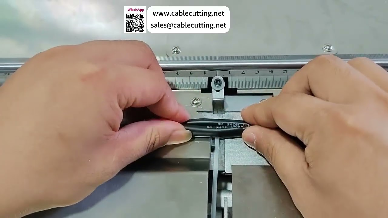 자동 나일론 케이블 타이기 — 100mm 길이 케이블 타이 전용