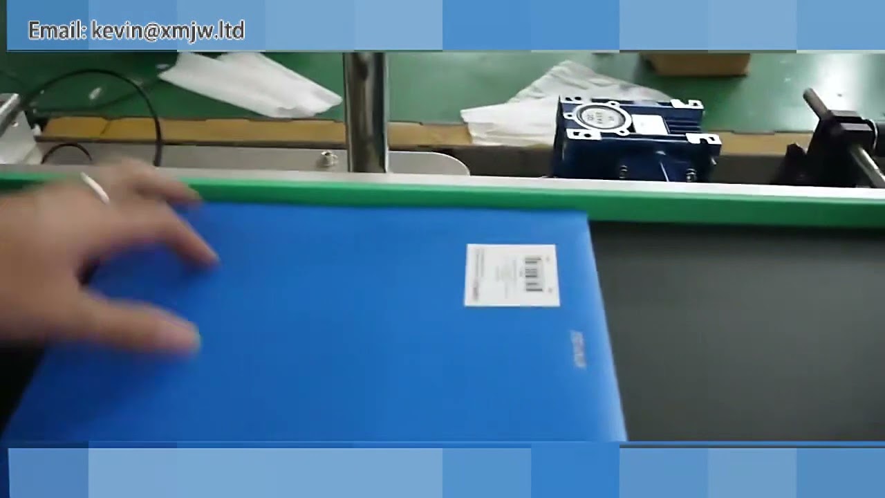 완전 자동 PE 테이프 페이지 분류 라벨링 머신 | 미성형 종이 상자, 매뉴얼, 카드 라벨러
