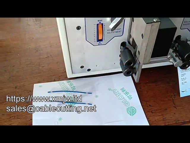 WPM 02d 자동 플라이어 강철 메쉬 로프 교정기 케이블 스트리퍼 머신