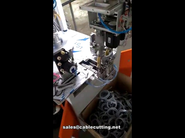 전원 케이블 자동 권선 및 번들링 케이블 타이 자동 체결기