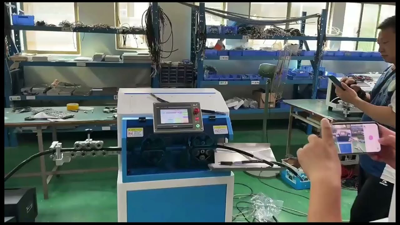 컴퓨터 재킷 케이블 제조 장비 | 자동 대형 시스 전선 피복 벗김기
