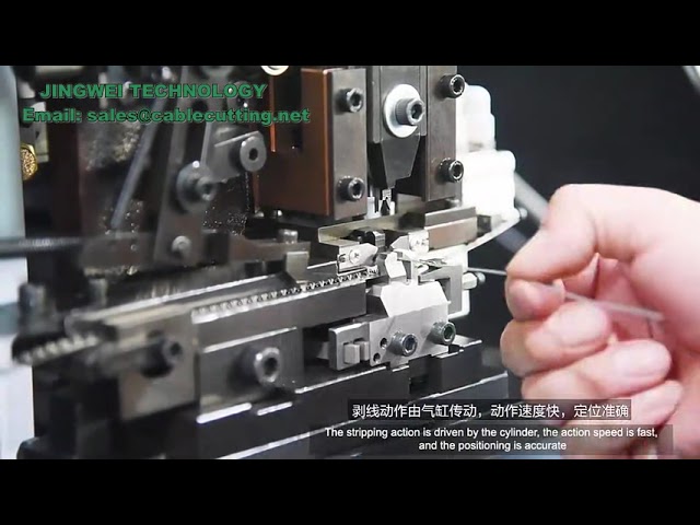 반자동 케이블 탈피 및 압착기: Molex JST XH 터미널 압착기