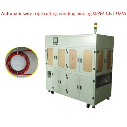 자동 와이어 로프 절단 코일 결속 머신 WPM-CRT-02M